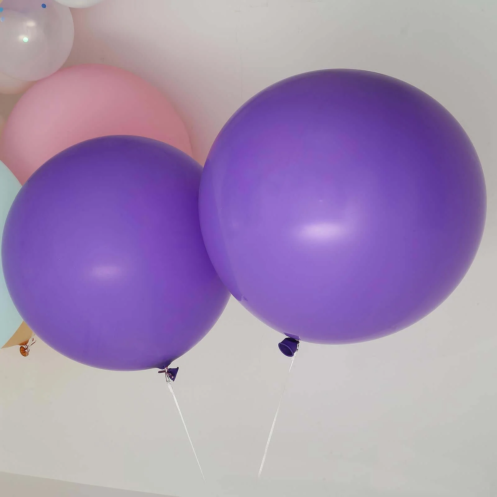 2 Pack Large Matte Purple Helium or Air Premium Latex Balloons 32" - Image 14