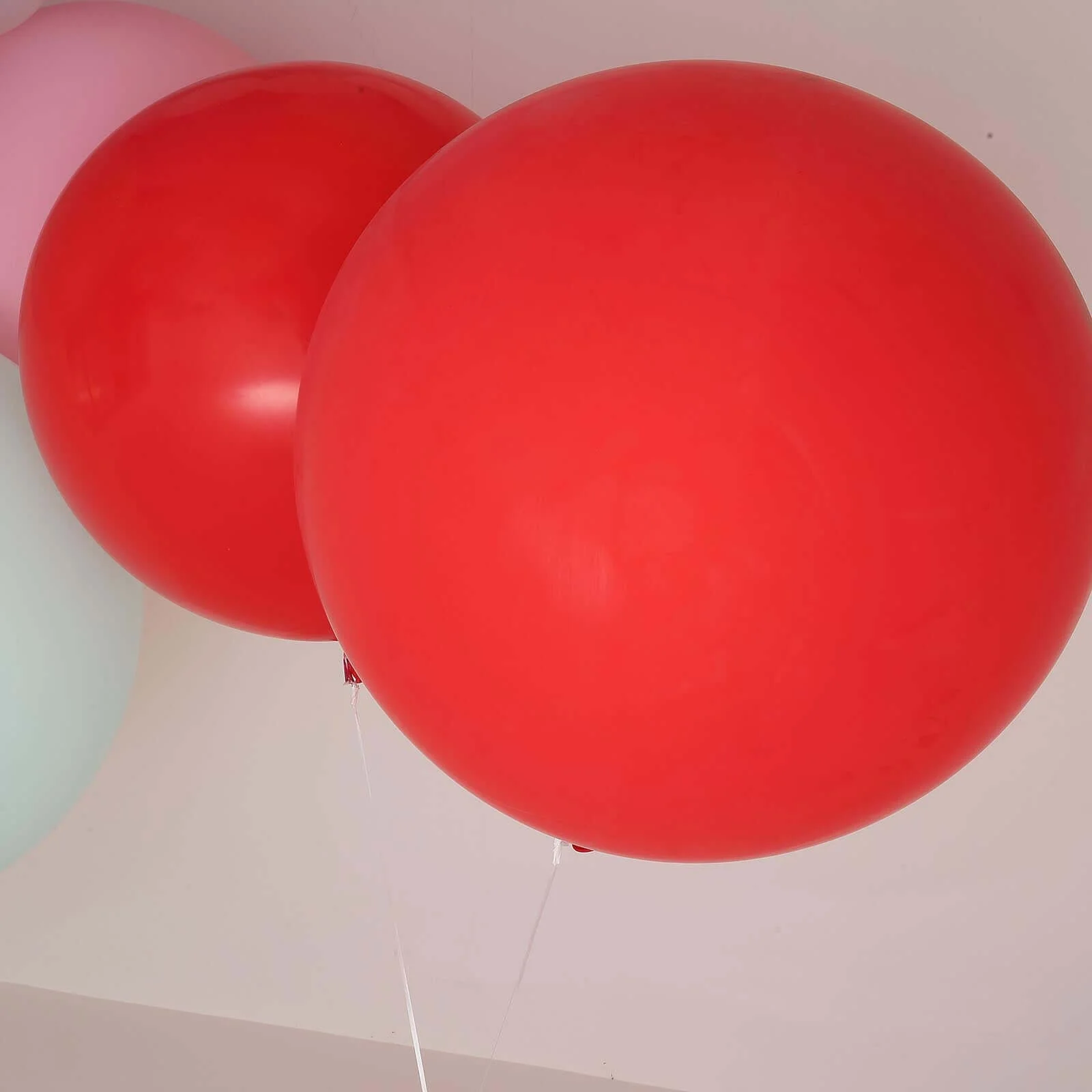 2 Pack Large Matte Red Helium or Air Premium Latex Balloons 32" - Image 15