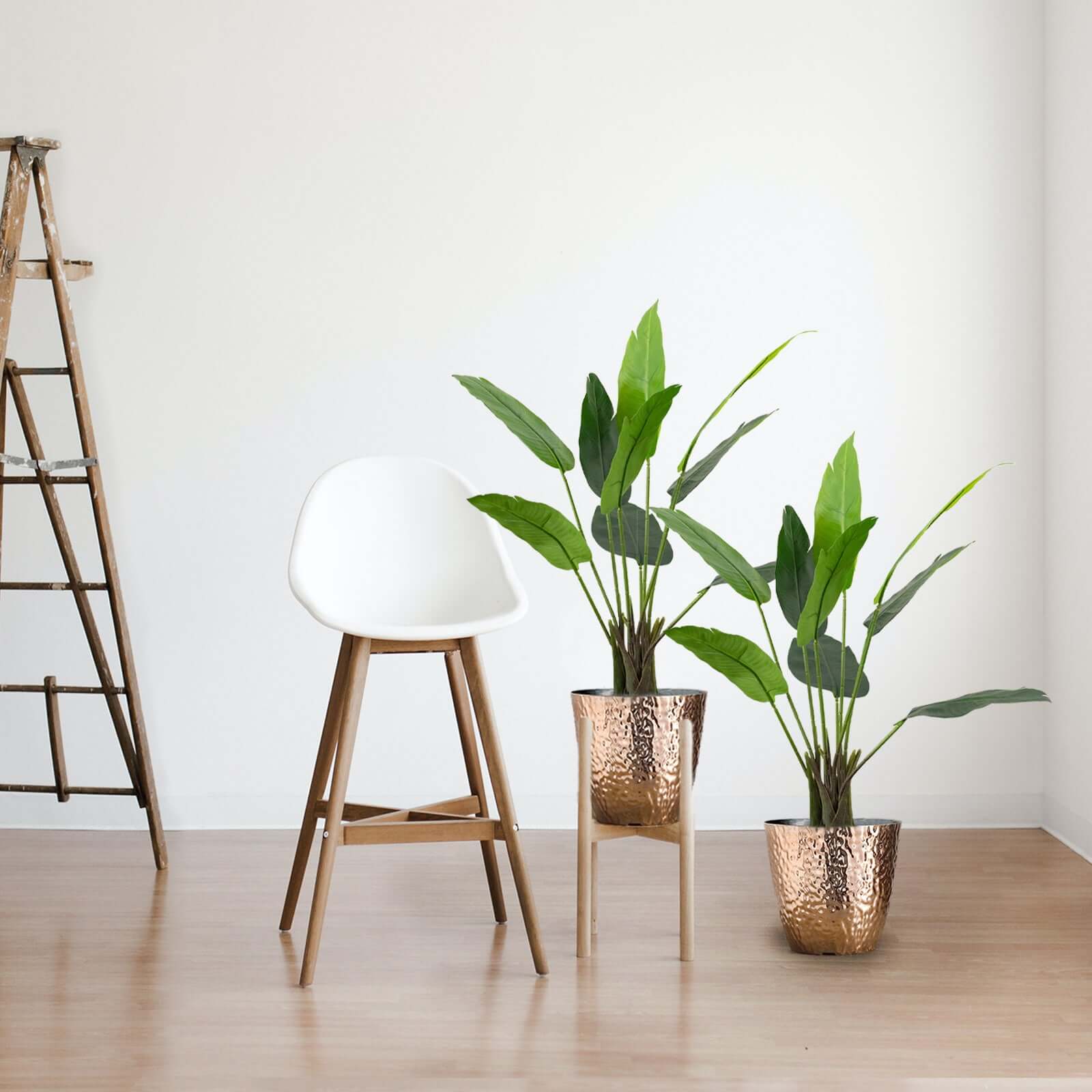 2 Pack Faux Potted Bird of Paradise Plant 3ft - Image 10