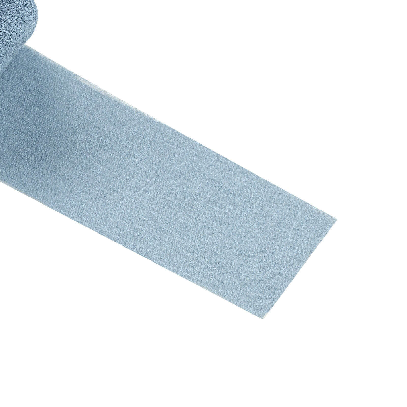 2 Pack Dusty Blue Silk-Like Chiffon Linen Ribbon Roll For Bouquets, Wedding Invitations Gift Wrapping 6yd - Image 8