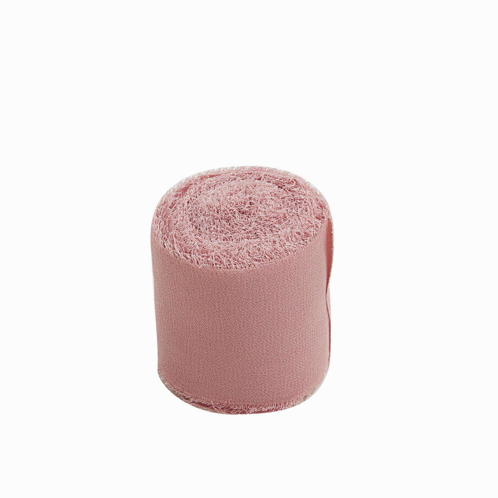 2 Pack Dusty Rose Silk-Like Chiffon Linen Ribbon Roll For Bouquets, Wedding Invitations Gift Wrapping 6yd - Image 7