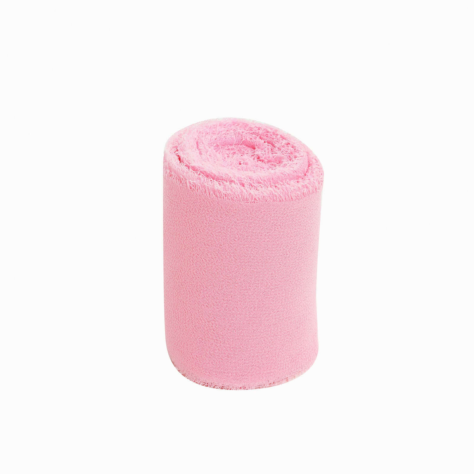 2 Pack Pink Silk-Like Chiffon Linen Ribbon Roll For Bouquets, Wedding Invitations Gift Wrapping 6yd - Image 7