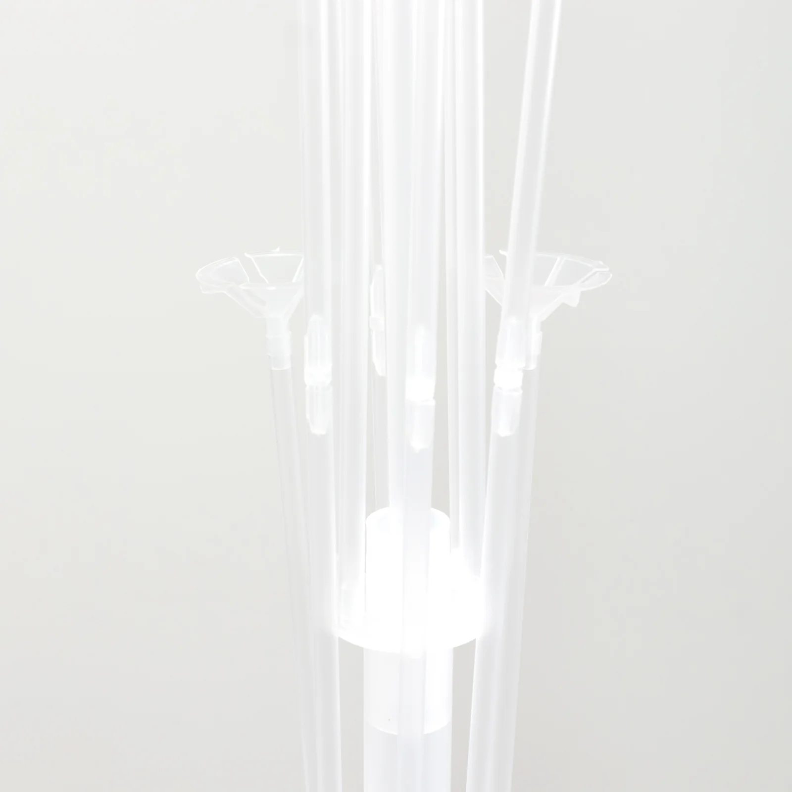 2 Pack Balloon Column Stands – 4.5ft Clear Balloon Tower Kit with Water-Fillable Base for Floor Displays - Image 6