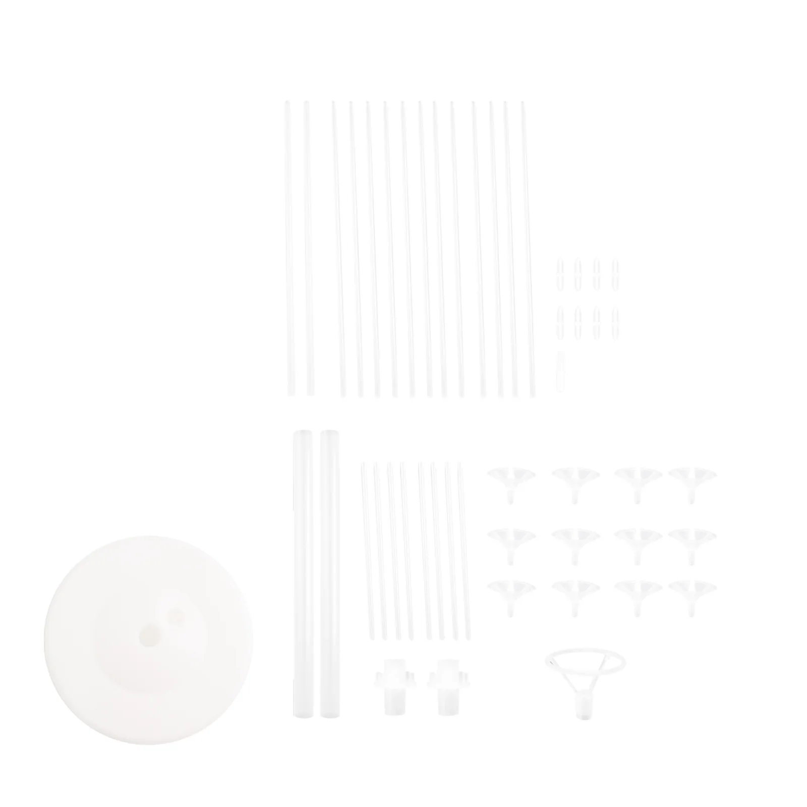 2 Pack Balloon Column Stands – 4.5ft Clear Balloon Tower Kit with Water-Fillable Base for Floor Displays - Image 7