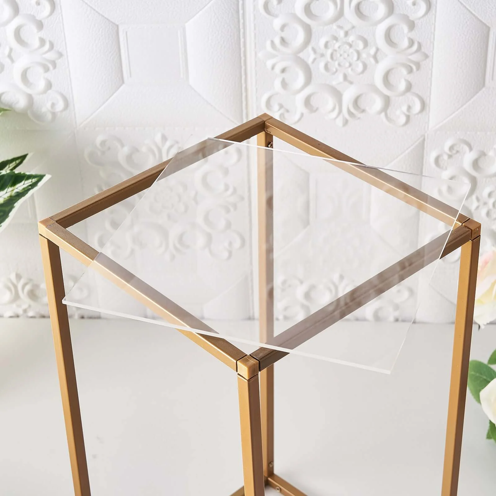 2-Pack Clear Acrylic Plexiglass Sheets 3mm Thick Top Plates 12" Square - Protective Film Coating - Image 2