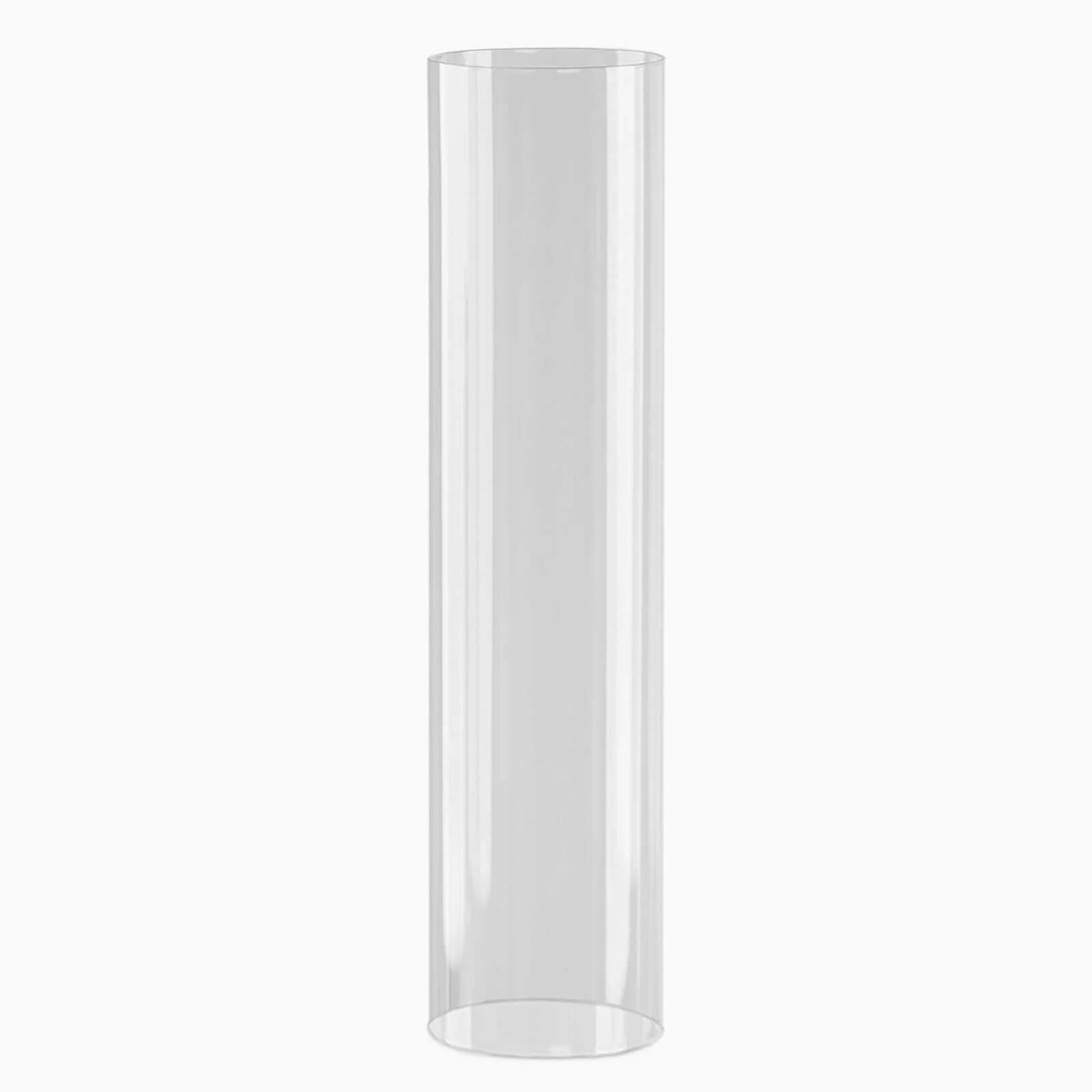 2-Pack Glass Candelabra Shades Open End Hurricane Design 24" Clear - Stylish Table Centerpiece for Weddings & Gatherings - Image 7
