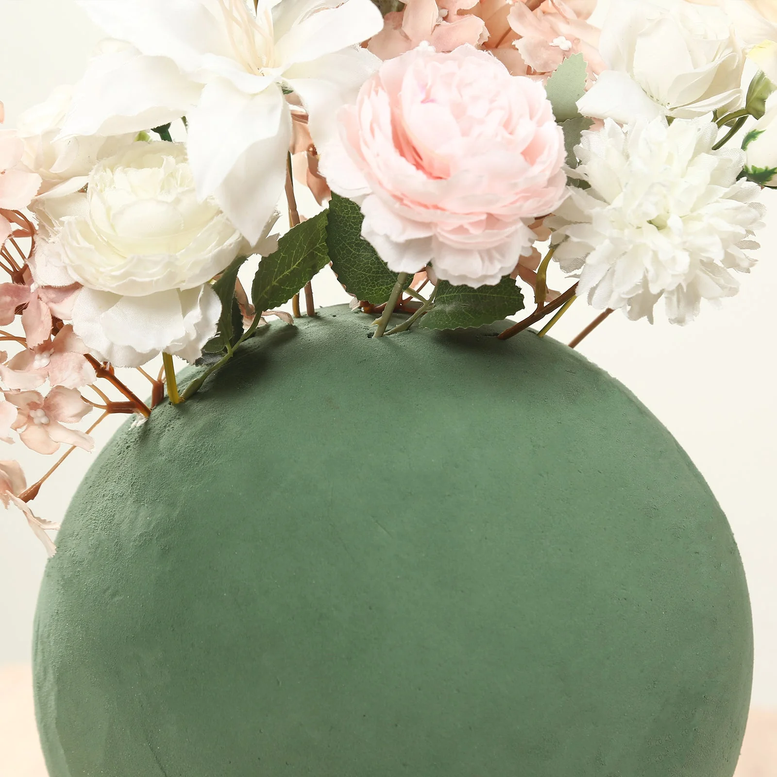 2-Pack Green DIY Flower Arrangements Craft Foam Ball, Smooth Floral Foam Ball 10" - Image 8
