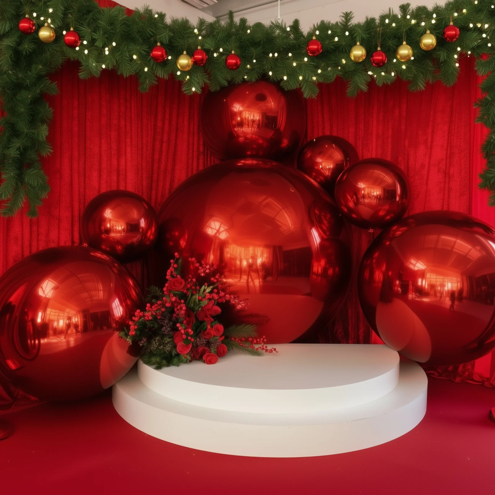 2-Pack Orbz Mylar Foil Balloons, 43" Metallic Red Large Round Sphere Helium or Air-Filled Party Decorations - Image 6