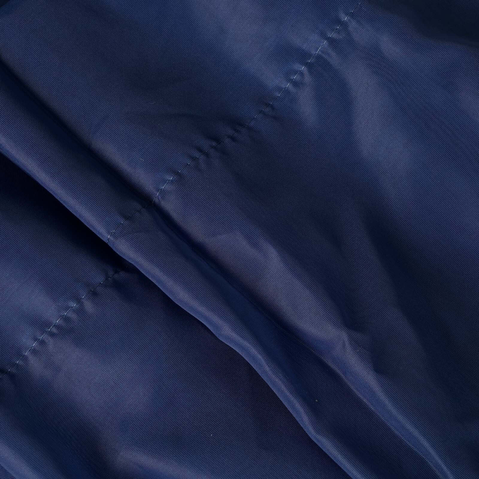 2 Pack 5ftx10ft Navy Blue Chiffon Backdrop Drape Curtains, Durable Flame Resistant Sheer Organza Event Divider Panels With Rod Pockets - Image 7