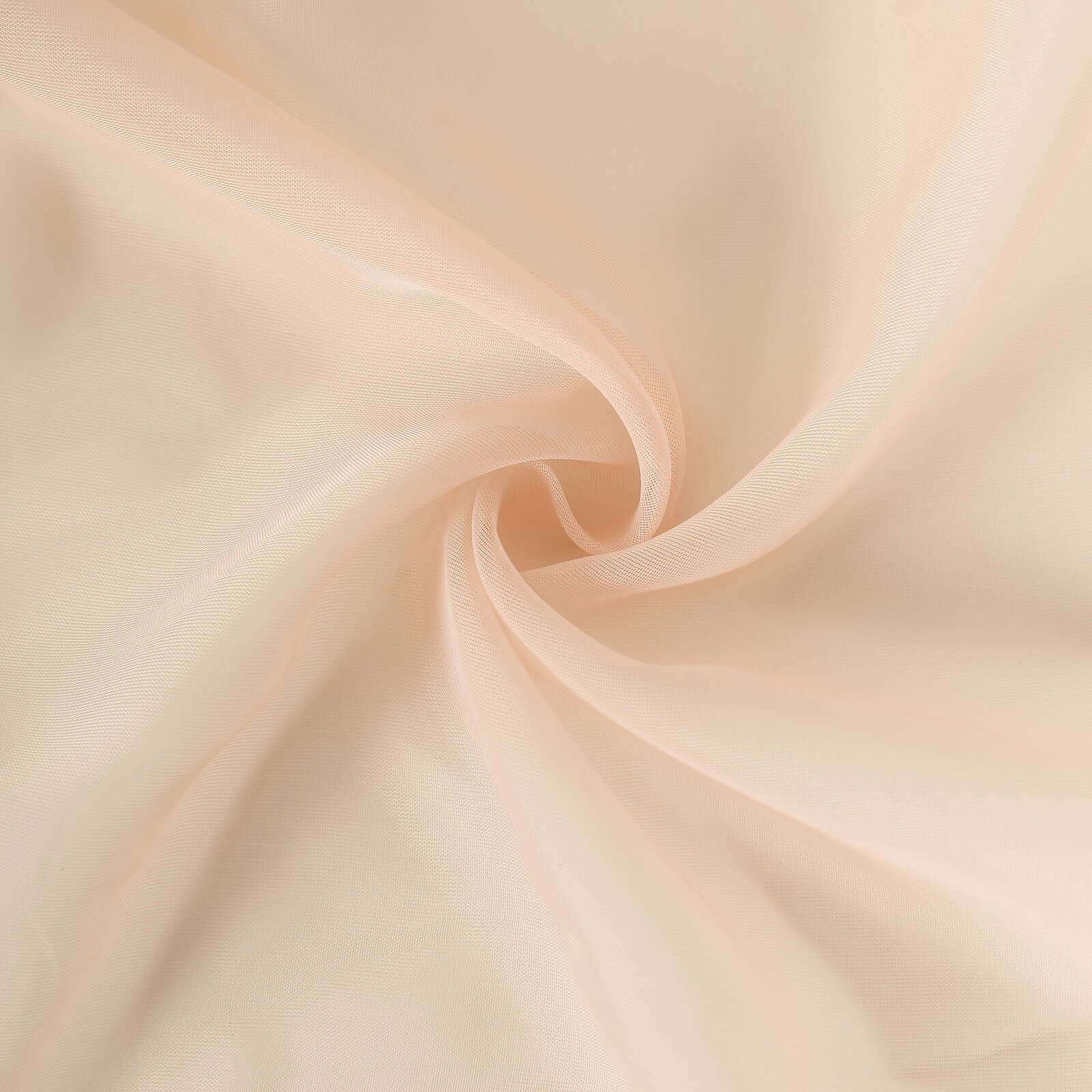 2 Pack 5ftx10ft Nude Chiffon Backdrop Drape Curtains, Durable Flame Resistant Sheer Organza Event Divider Panels With Rod Pockets - Image 9
