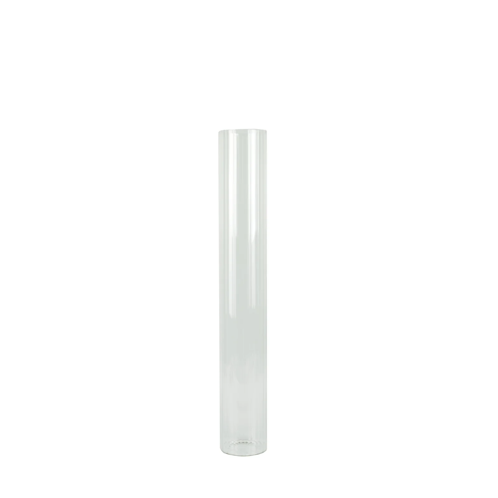 2 Pack Ribbed Cylinder Floor Vases – 32" Tall Clear Glass Vases for Event Aisles, Entryways & Wedding Decor - Image 6