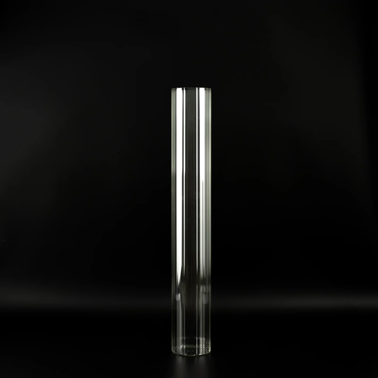 2 Pack Ribbed Cylinder Floor Vases – 32" Tall Clear Glass Vases for Event Aisles, Entryways & Wedding Decor - Image 8