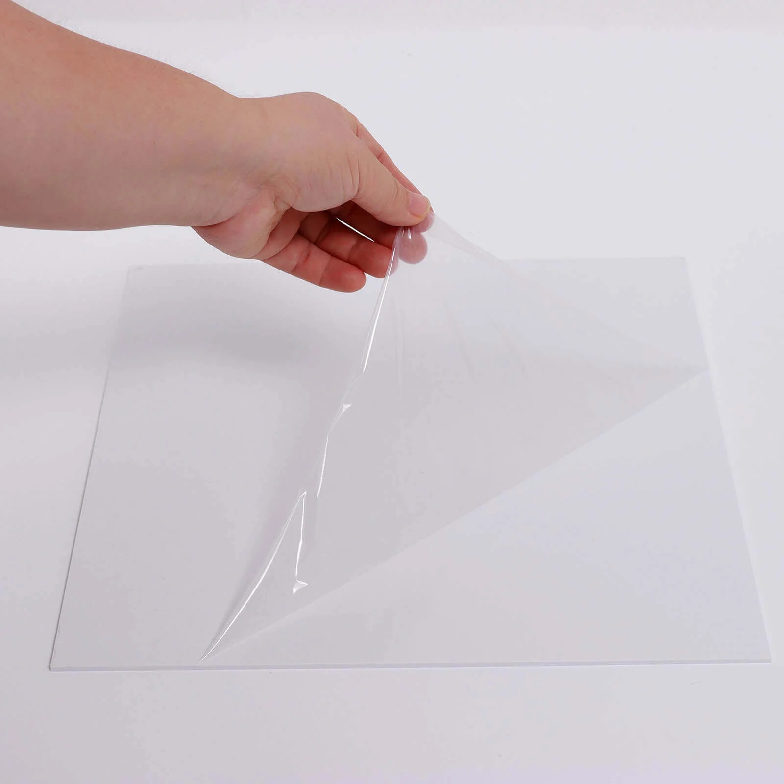 2-Pack White Acrylic Plexiglass Sheets 3mm Thick Top Plates 11" Square - Protective Film Coating - Image 18