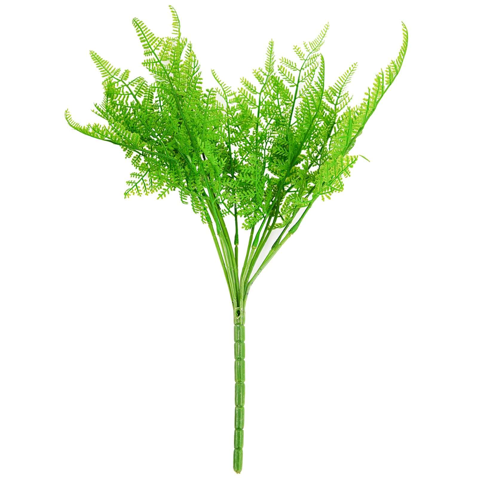 2 Stems Green Artificial Asparagus Fern Leaf Plant Indoor Faux Spray - Image 12