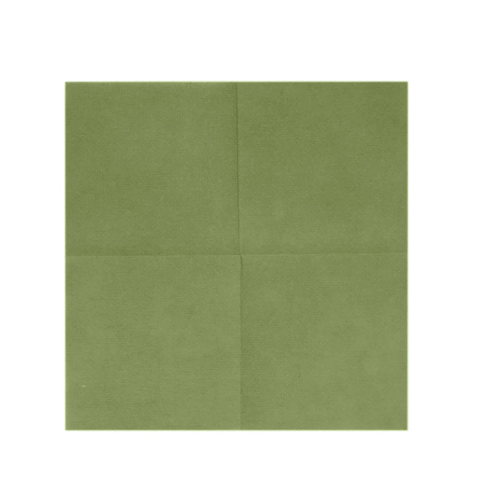 20 Pack Linen-Like Paper Napkins 5"x5" Olive Green - Soft Single-Use Airlaid Cocktail Napkins - Image 6