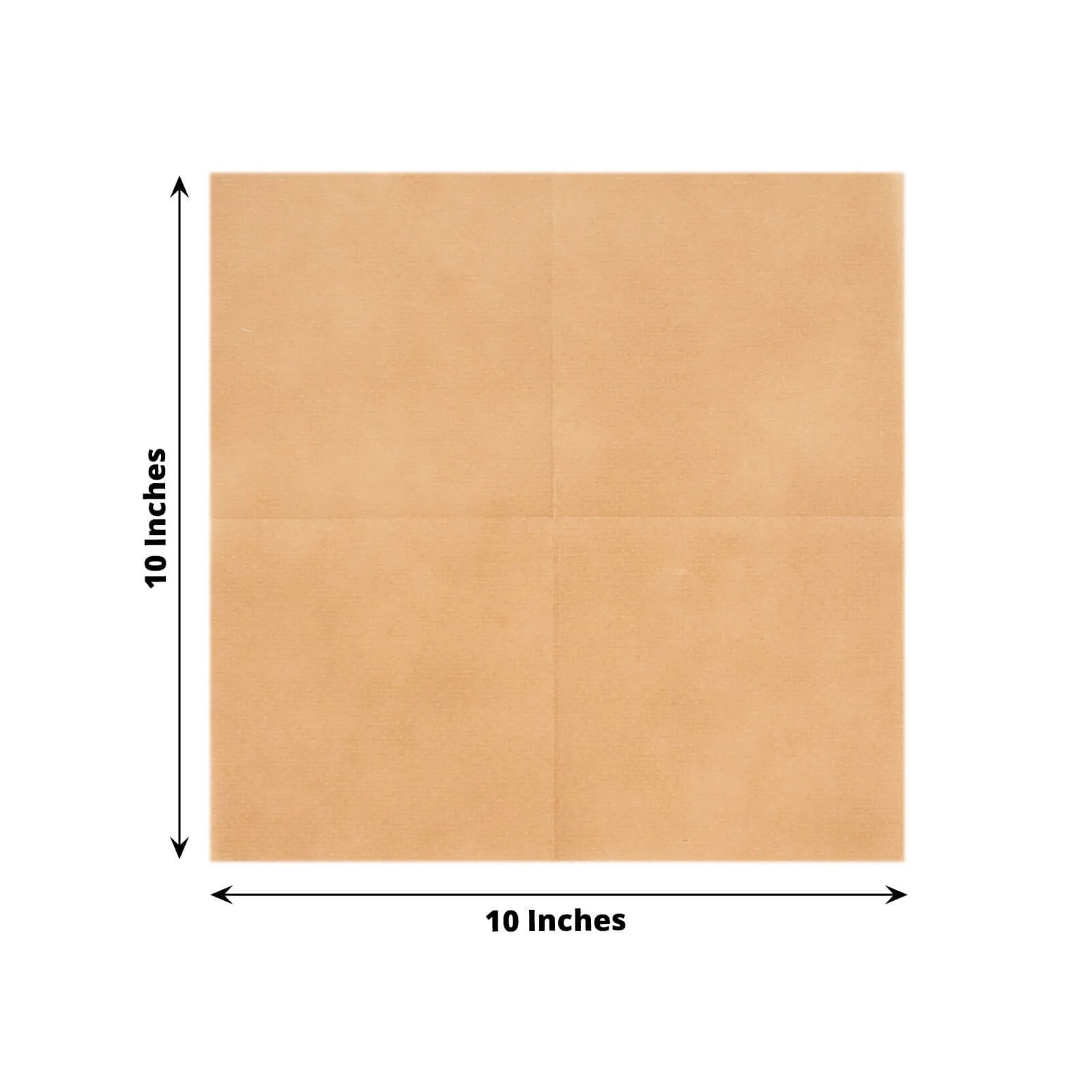 20 Pack Linen-Like Paper Napkins 5"x5" Terracotta (Rust) - Soft Single-Use Airlaid Cocktail Napkins - Image 3