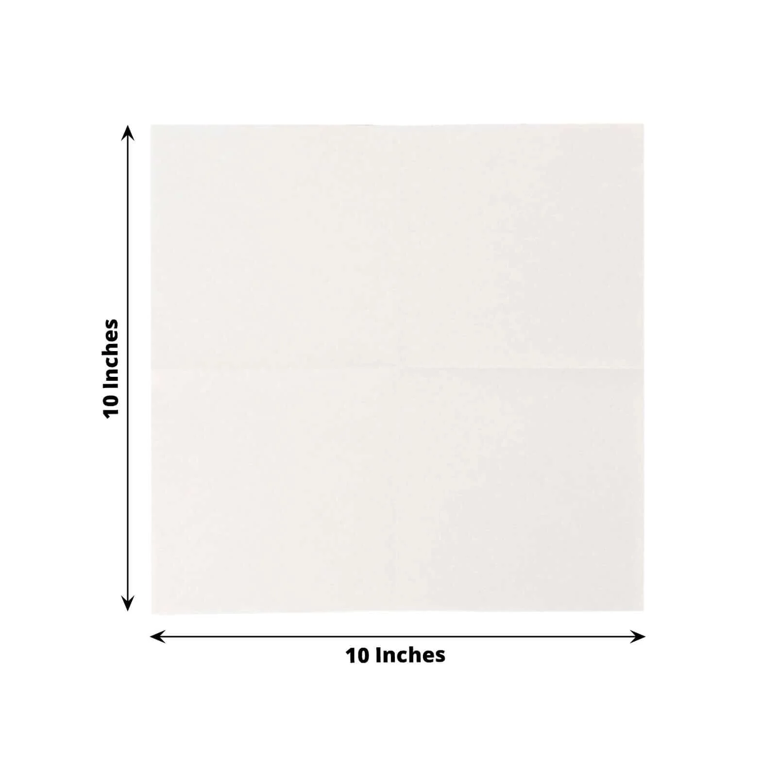 20 Pack Linen-Like Paper Napkins 5"x5" White - Soft Single-Use Airlaid Cocktail Napkins - Image 3