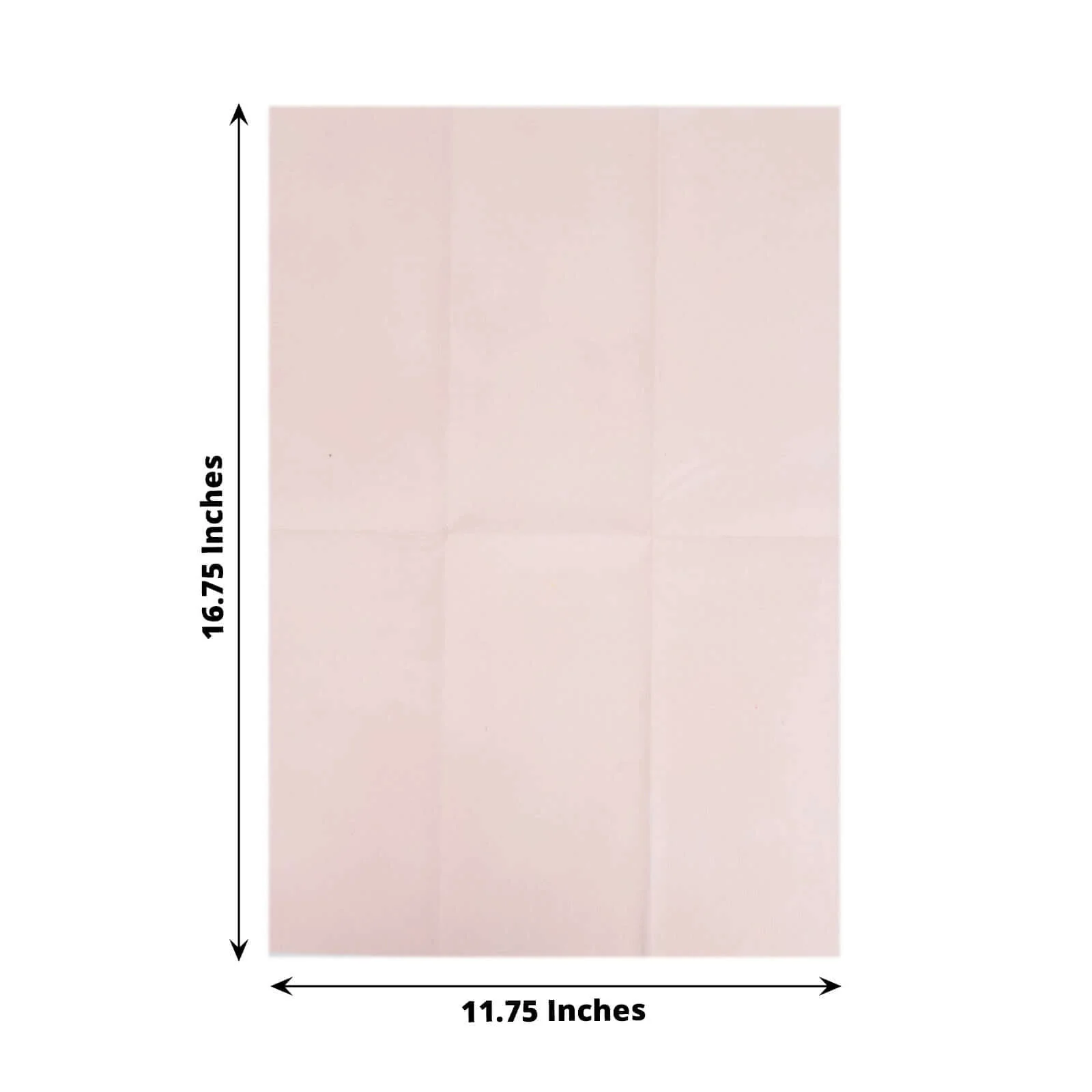 20 Pack Linen-Like Paper Napkins 8.5"x4" Blush - Soft & Hygienic Airlaid Towels - Image 3