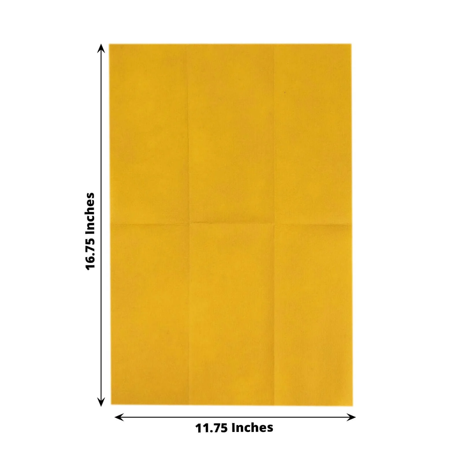 20 Pack Linen-Like Paper Napkins 8.5"x4" Gold - Soft Hygienic Airlaid Guest Towels for Formal & Casual Dining - Image 3