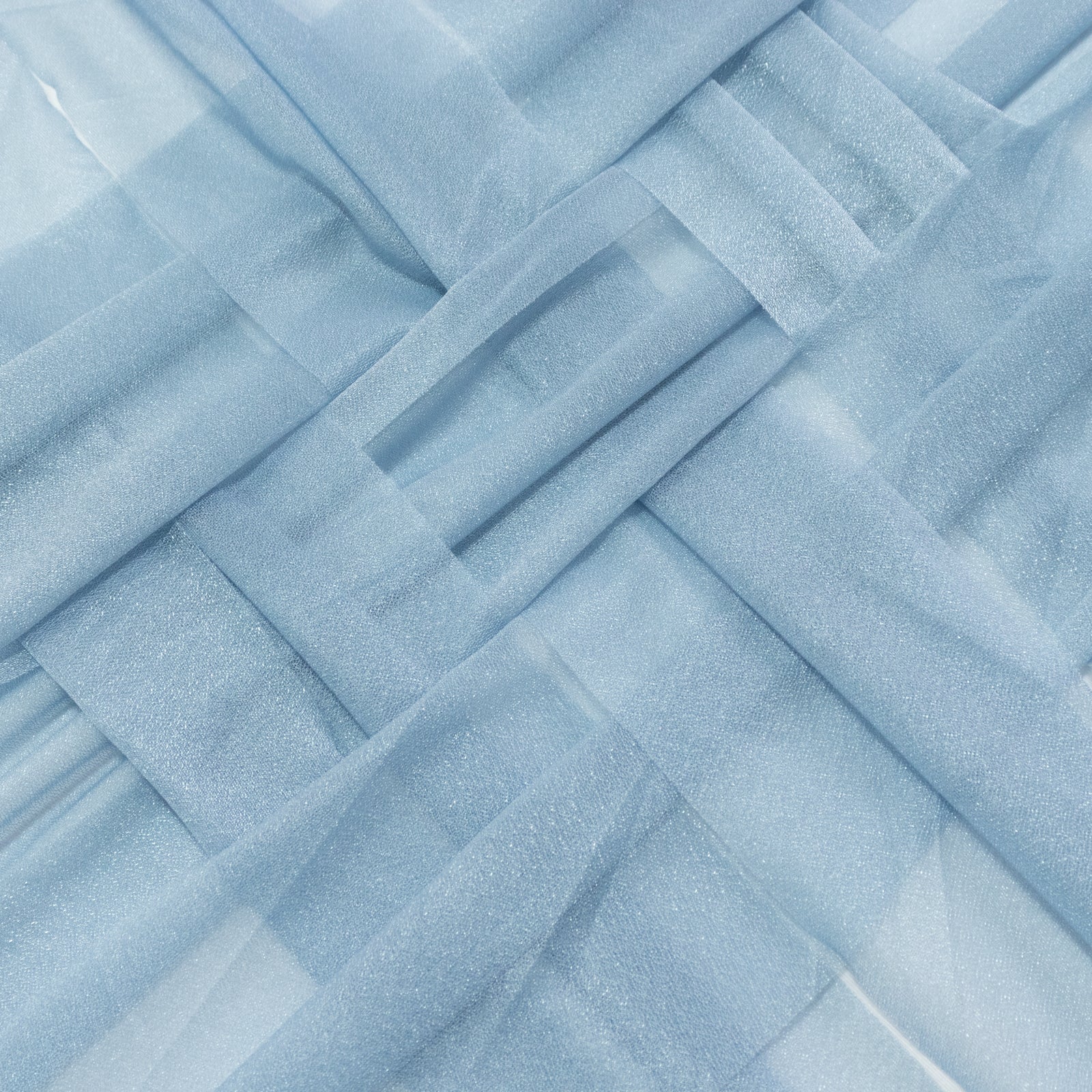 20-Pack Sheer Table Runners Dusty Blue, 9ft Long Sheer Drapes Table Decor, Wrinkle-Free - Image 5