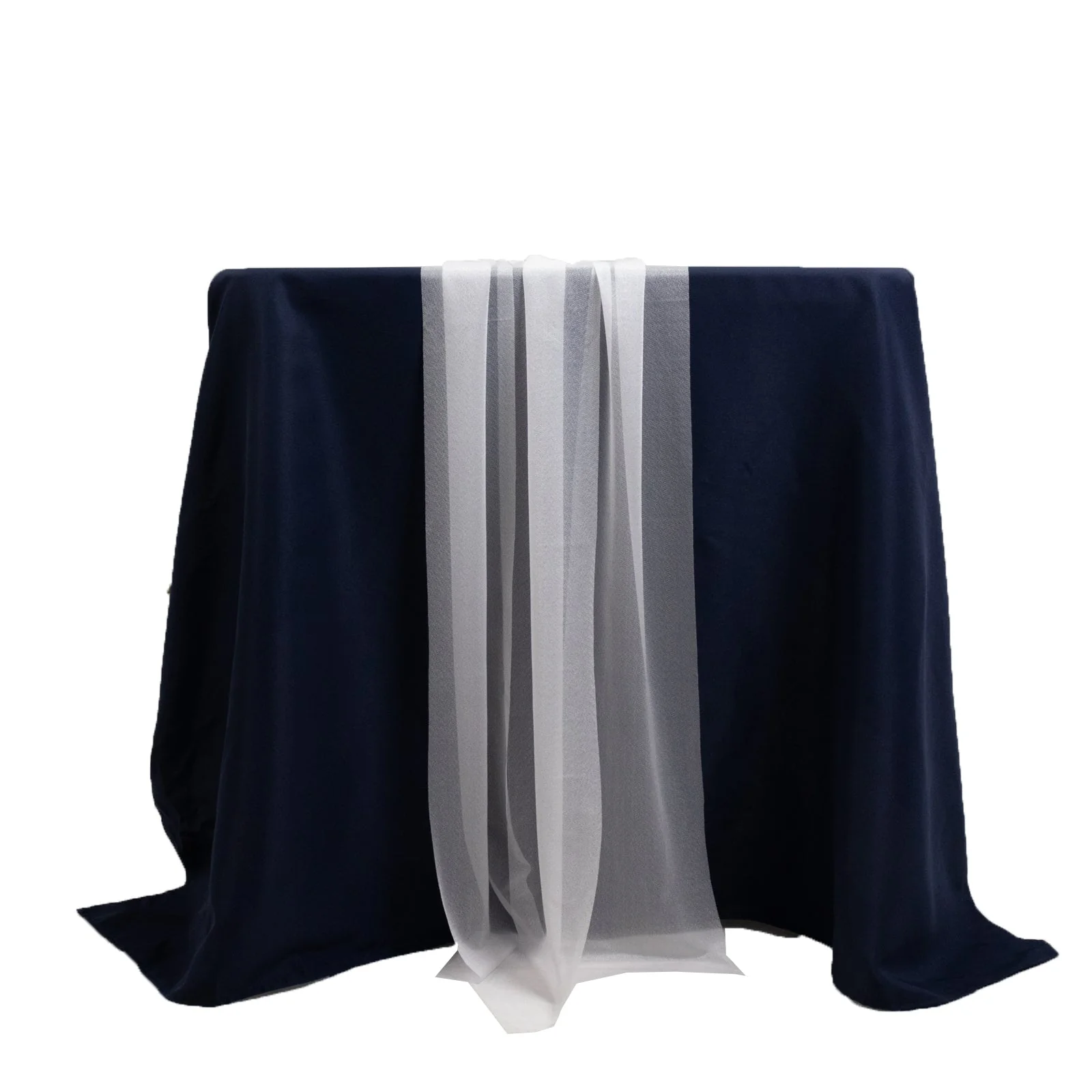 20-Pack Sheer Table Runners White, 9ft Long Sheer Drapes Table Decor, Wrinkle-Free - Image 7