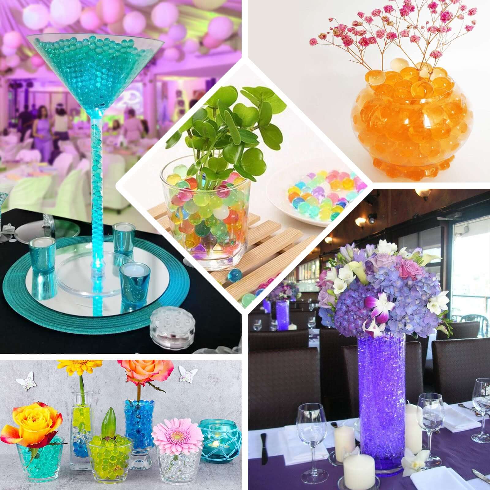 200-250 Pcs Water Gel Beads Vase Filler Apple Green - Small Nontoxic Jelly Balls - Image 13