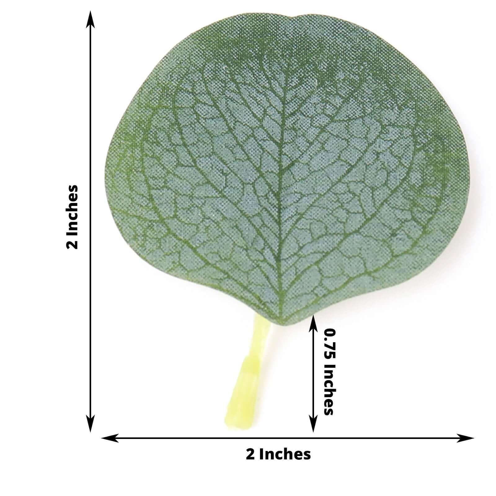200 Pcs Artificial Eucalyptus Leaves Decor Frosted Green - Realistic Faux Greenery Petals for Table Scatter DIY Crafts & Event Styling - Image 3