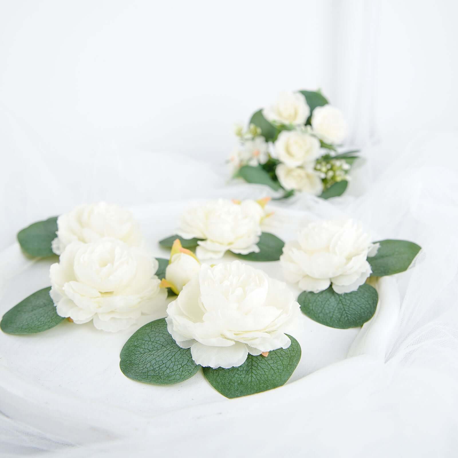 200 Pcs Artificial Eucalyptus Leaves Decor Frosted Green - Realistic Faux Greenery Petals for Table Scatter DIY Crafts & Event Styling - Image 6