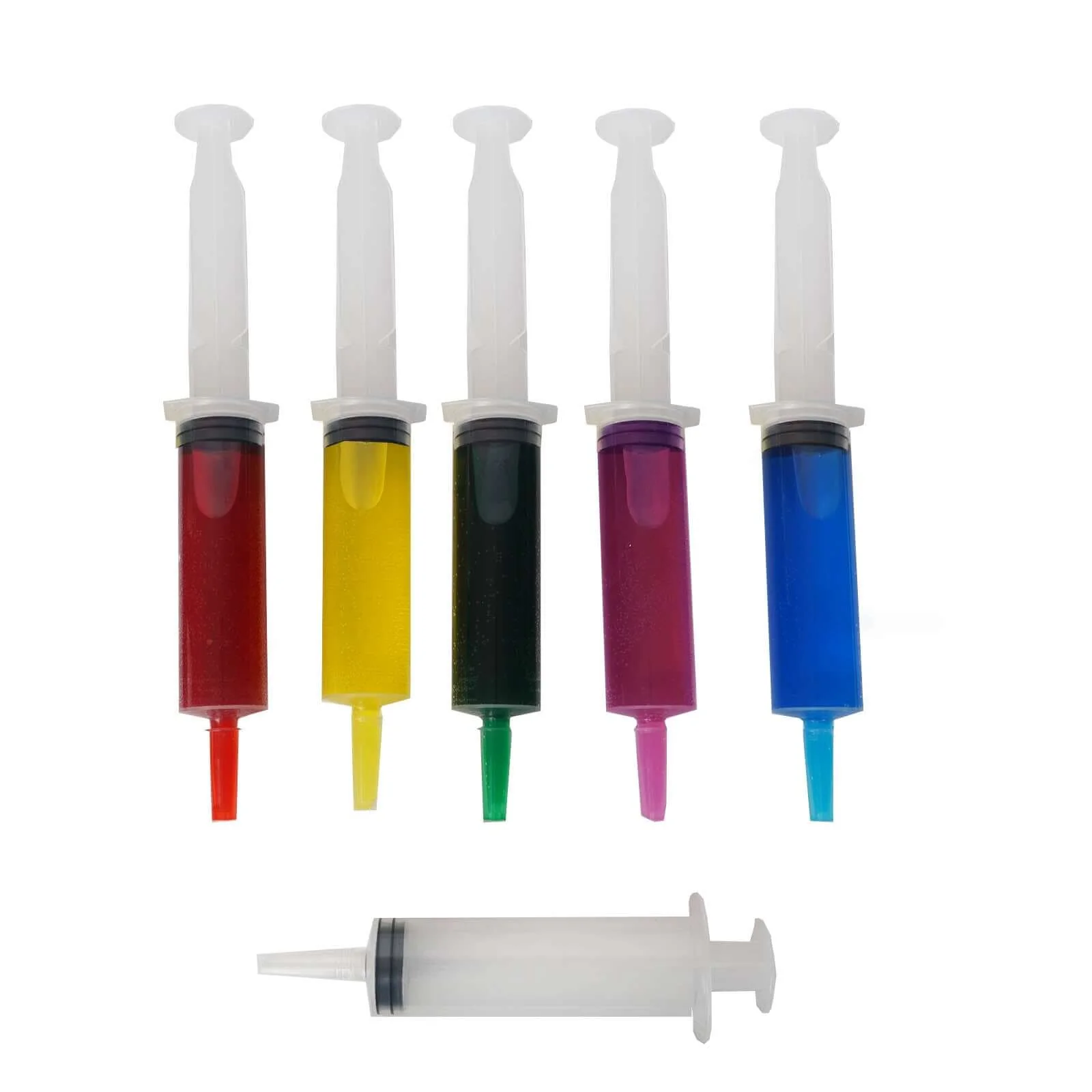 24 Pack Clear Disposable Plastic Cocktail Jello Shot Syringes 1.5oz - Image 7