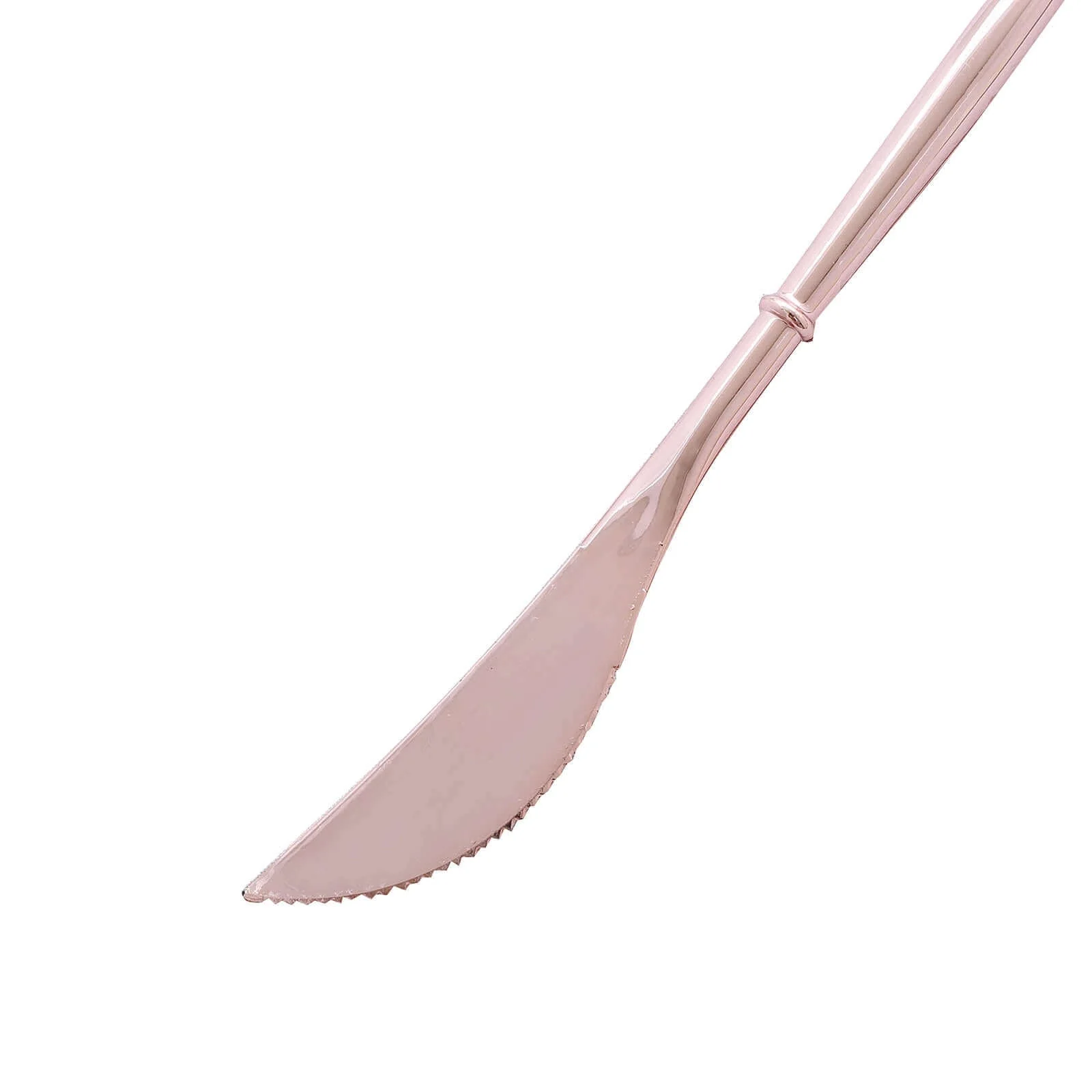 24-Pack Plastic Knives 8" Rose Gold - Heavy Duty Modern Flatware, Premium Disposable Silverware - Image 11