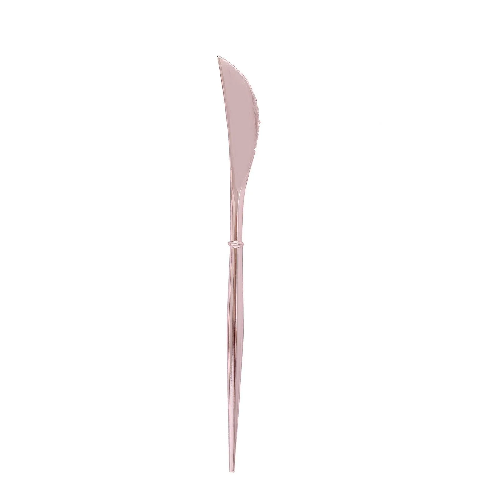 24-Pack Plastic Knives 8" Rose Gold - Heavy Duty Modern Flatware, Premium Disposable Silverware - Image 7