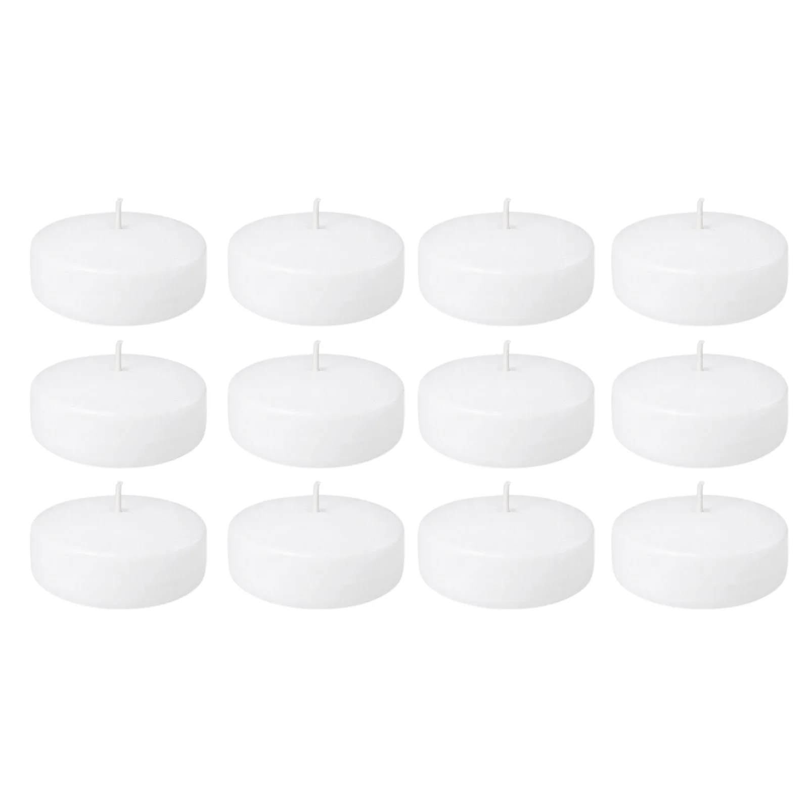 24 Pack 3" White Floating Candles – Unscented 8–10 Hour Burn, Dripless & Smokeless Disc Candles - Image 7