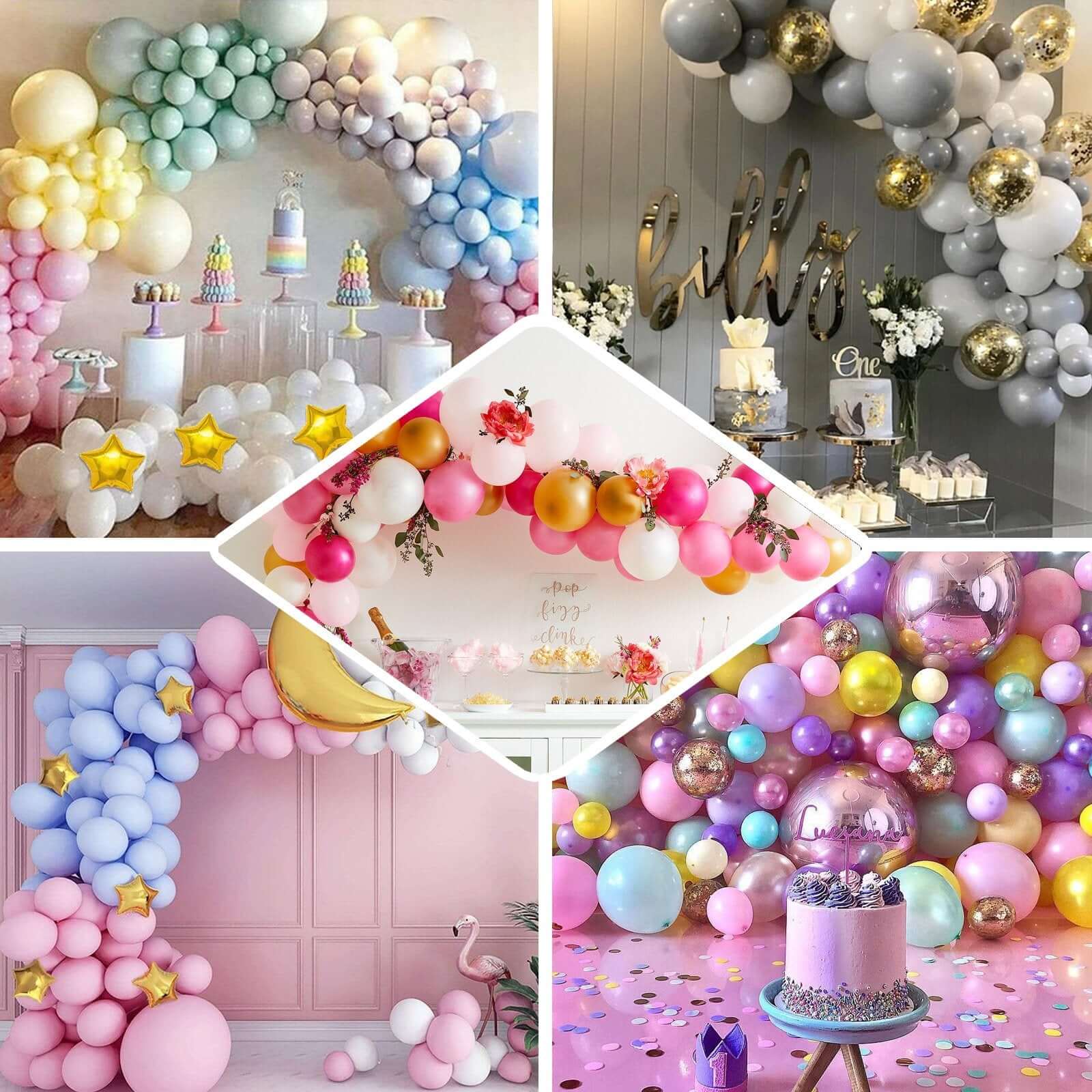 25 Pack Matte Pastel Dusty Rose Helium/Air Latex Party Balloons 12" - Image 5