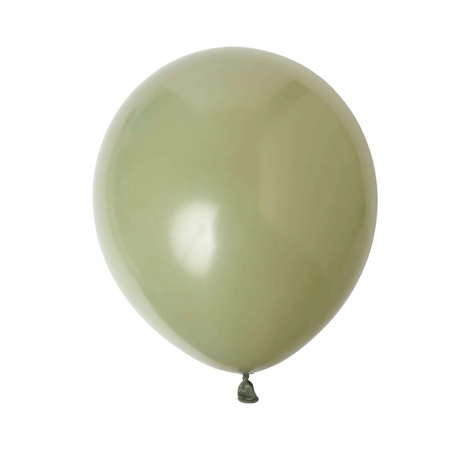 25 Pack Matte Pastel Olive Green Helium/Air Latex Party Balloons 12" - Image 6