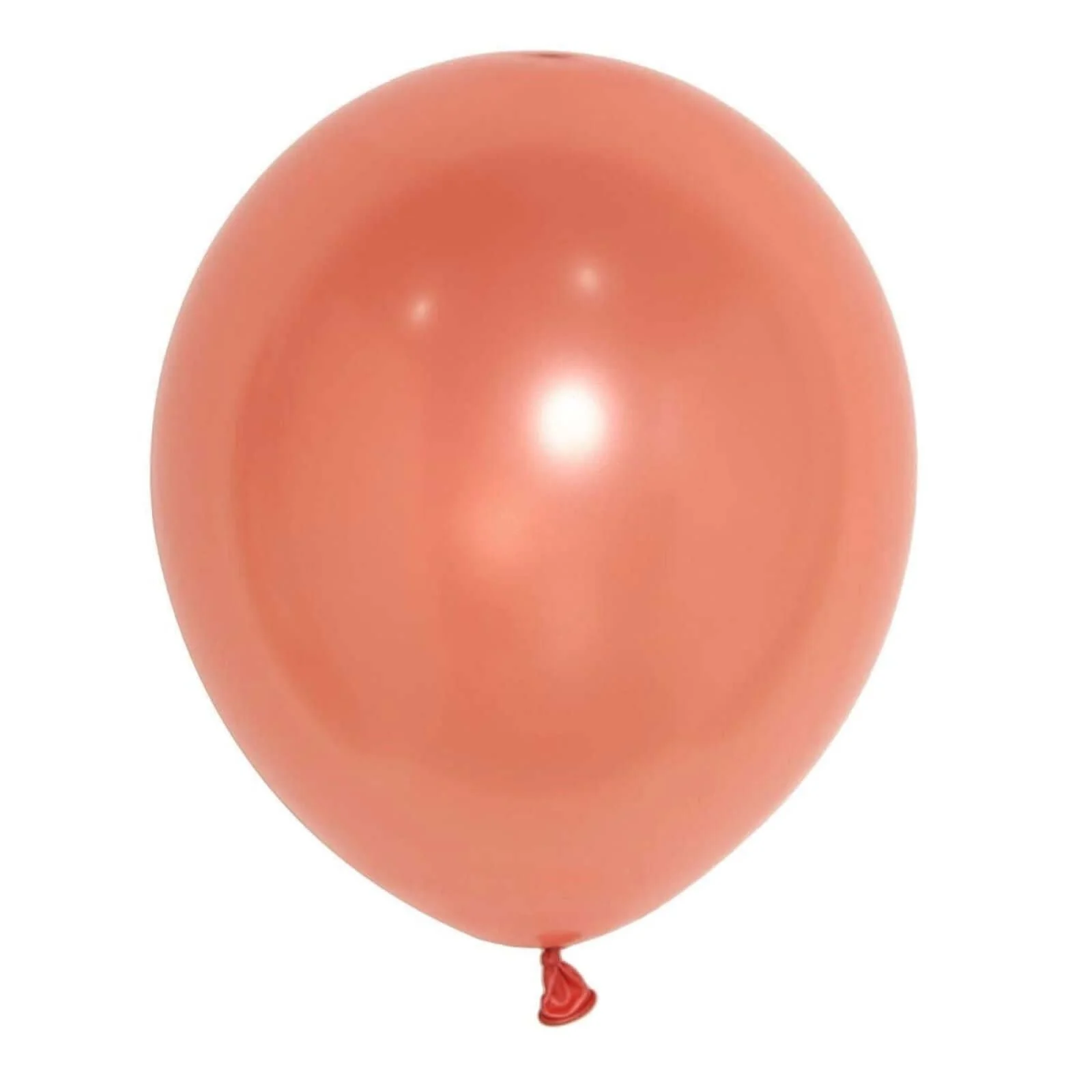 25 Pack Shiny Pearl Rose Gold Latex Helium or Air Balloons 12" - Image 6