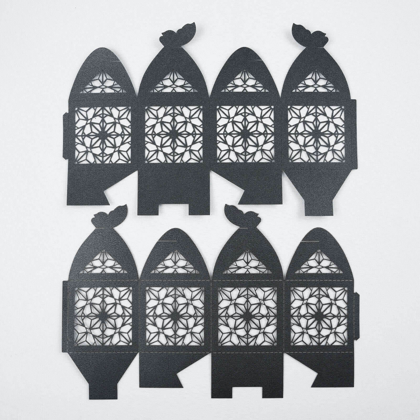 25 Pack Black Butterfly Top Laser Cut Lace Favor Candy Gift Boxes - Image 8