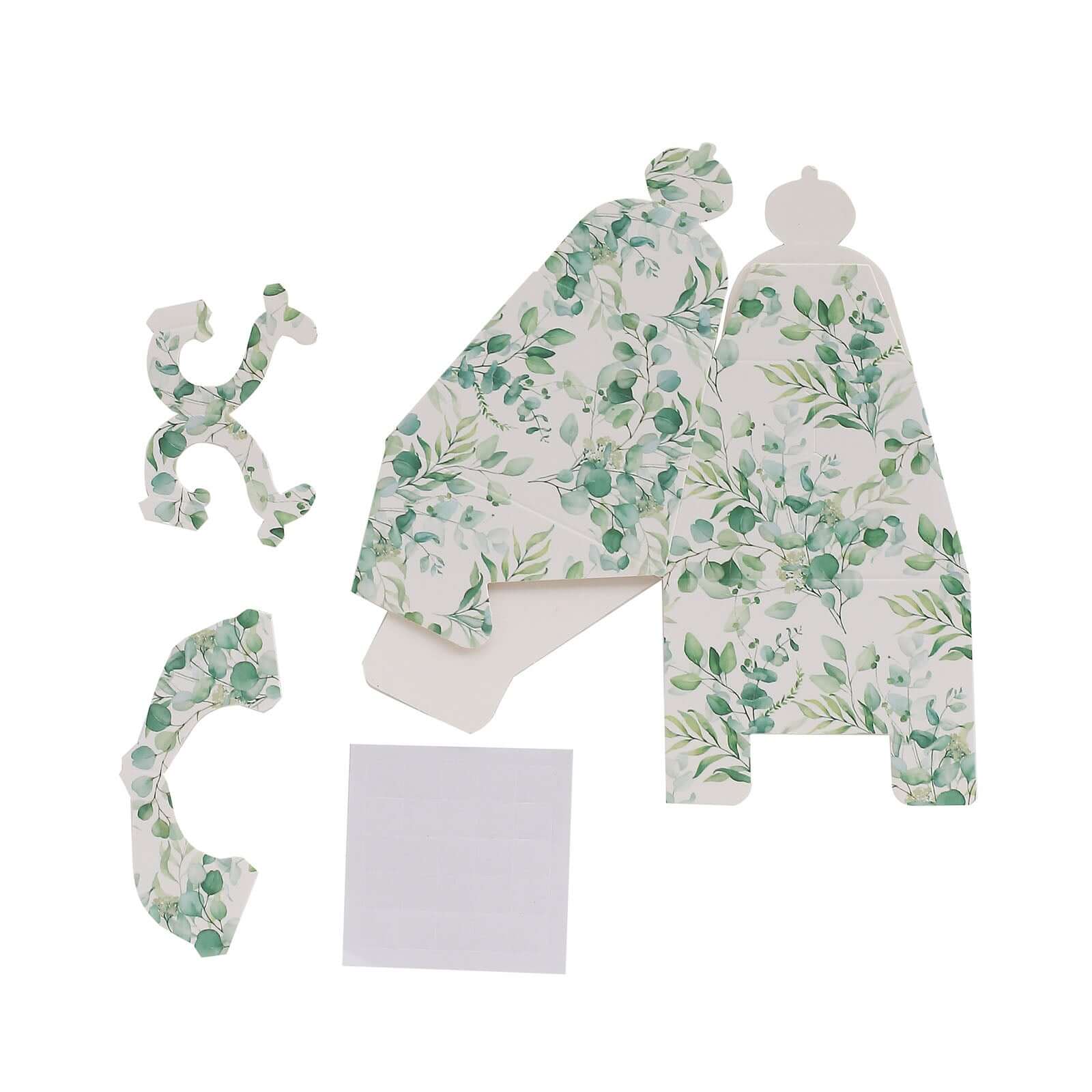 25 Pack Eucalyptus Greenery Mini Teapot Gift Boxes, Tea Time Party Favor Boxes - 5"x4" - Image 11