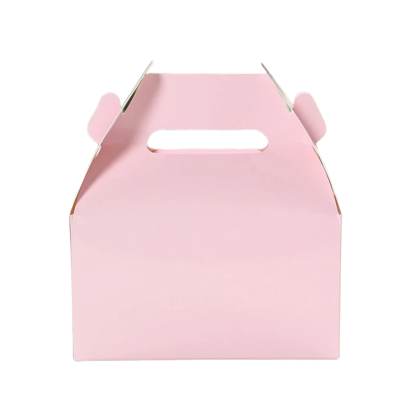 25 Pack Party Favor Gift Tote Gable Boxes, Blush Candy Treat Boxes 6"x3.5"x7" - Image 8