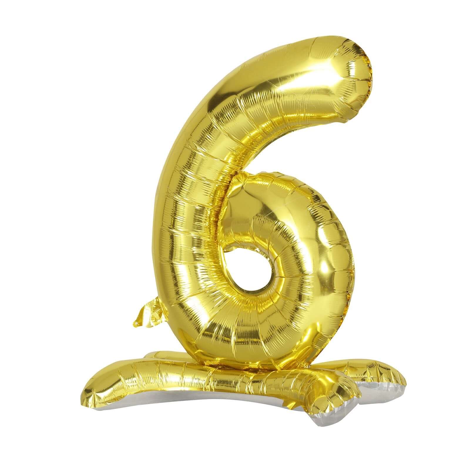 Gold Self Standing Helium/Air Mylar Foil Letter and Number Balloons 27" - Image 41