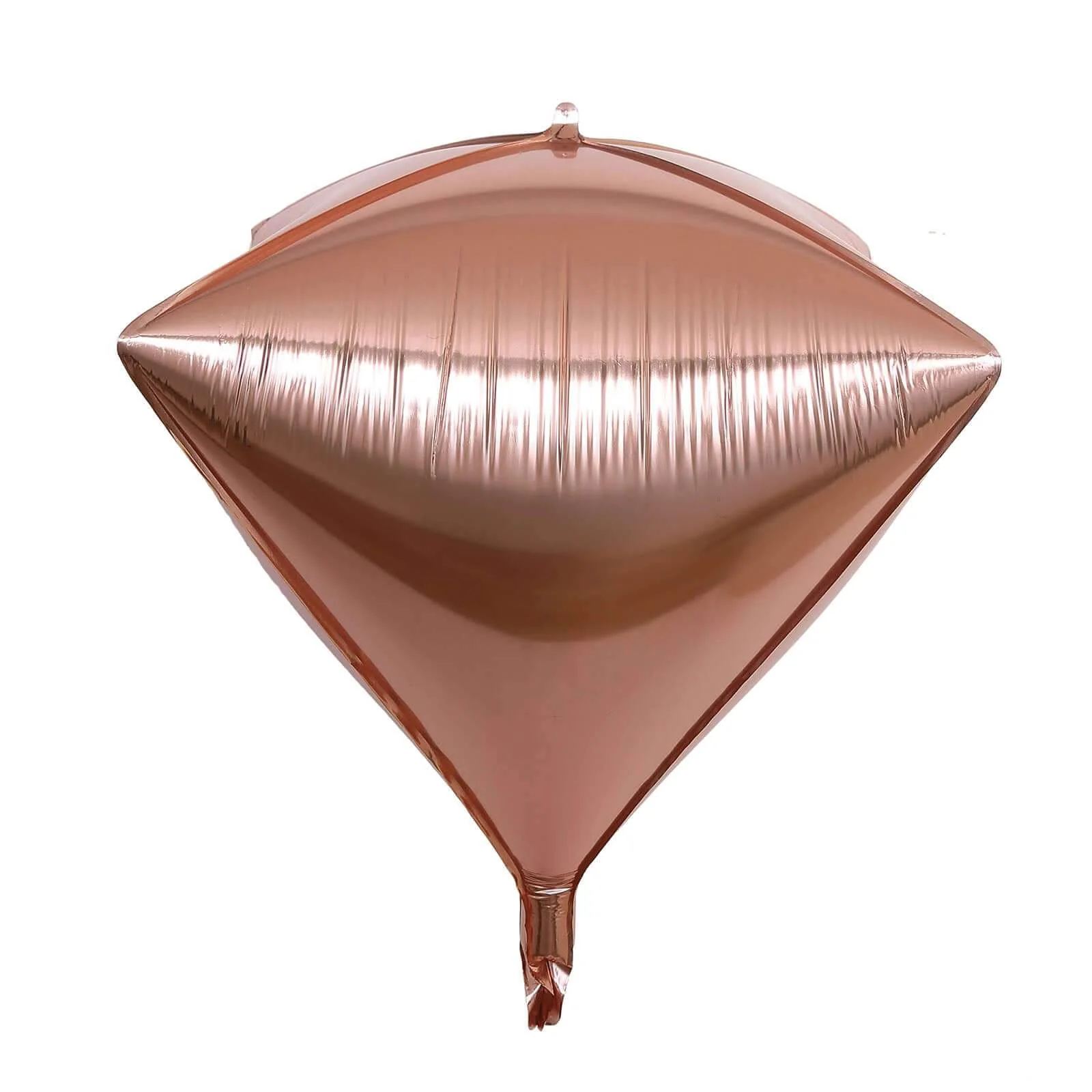 3 Pack Rose Gold 4D Diamond Self-Sealing Reusable Foil Balloon 16" - Image 7