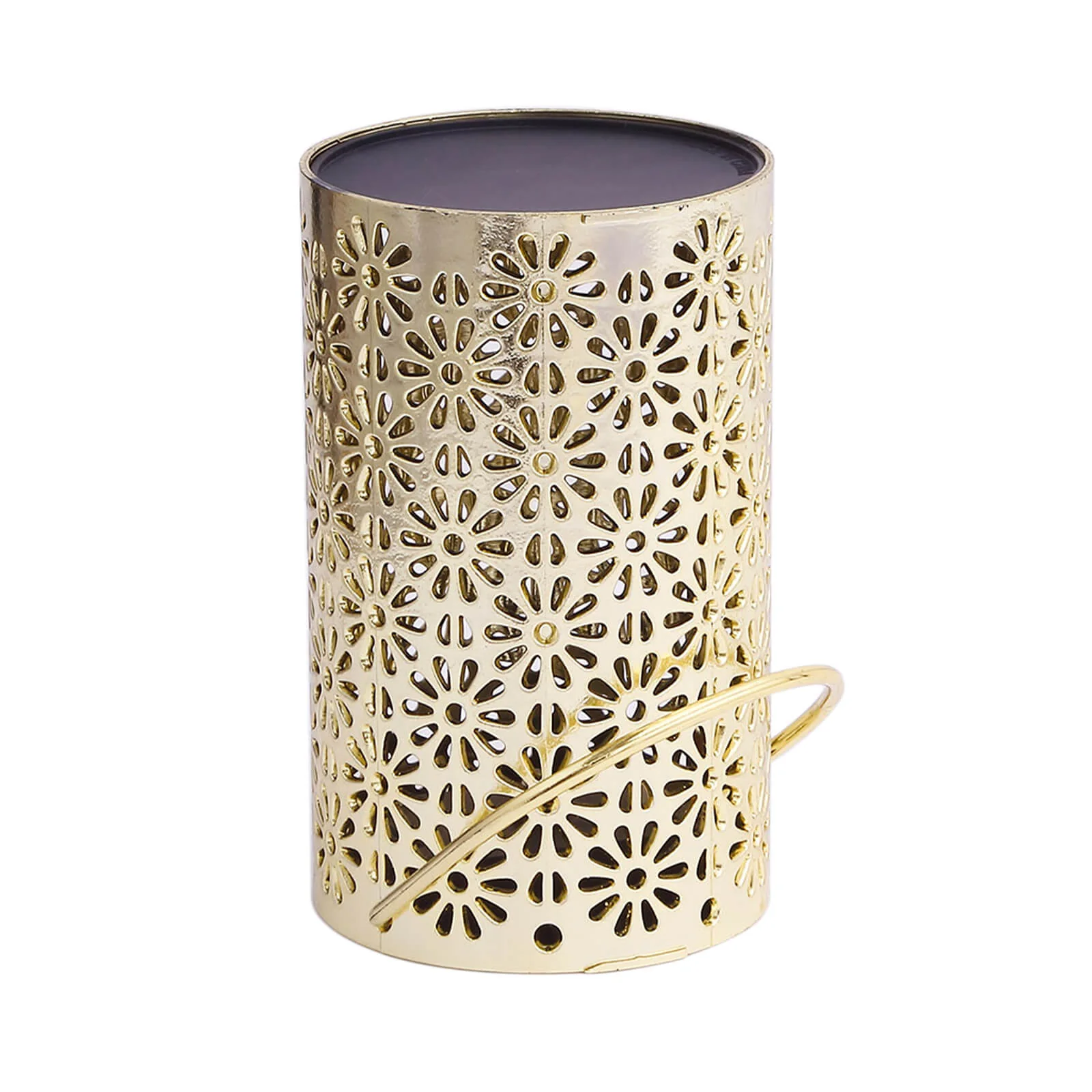 3-Pack LED Lantern Lights Gold 3"x5" - Battery Operated Decorative Hanging Garden Flower Design - Image 12