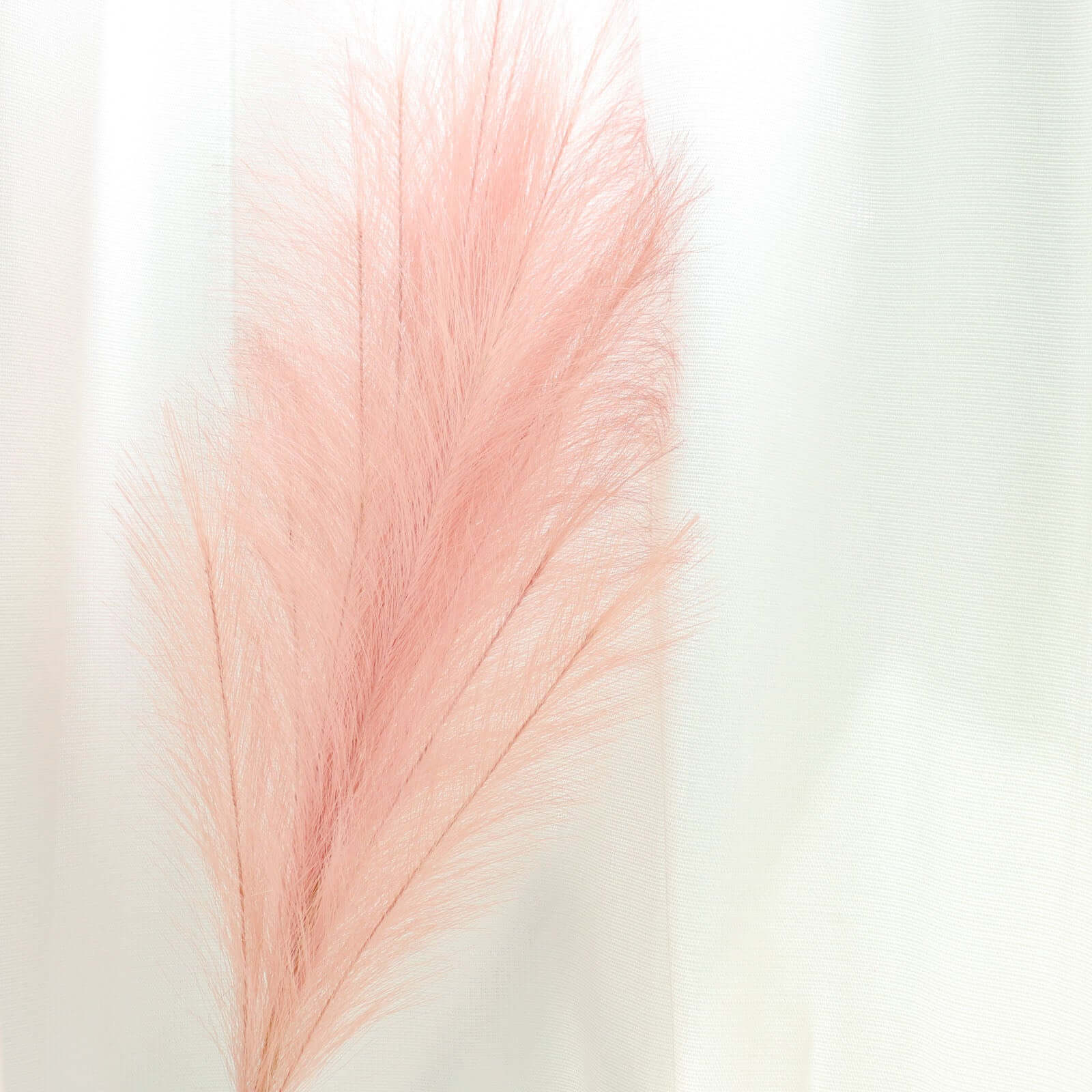 3 Stems Artificial Pampas Grass Decor 44" Dusty Rose - Fluffy Faux Ornamental Grass Branches - Image 10