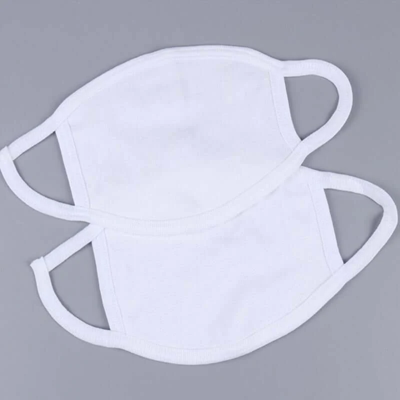 30 Pack White Cotton Face Mask, Reusable Fabric Masks With Soft Ear Loops 3 Ply - Image 11