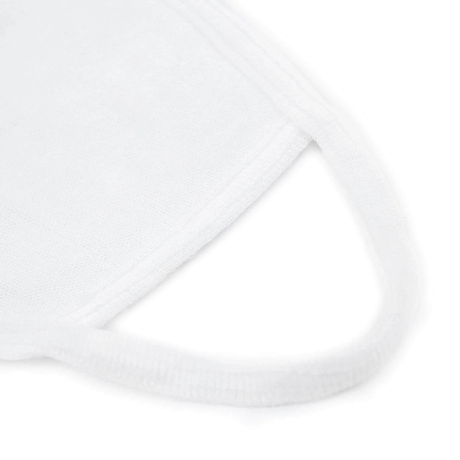 30 Pack White Cotton Face Mask, Reusable Fabric Masks With Soft Ear Loops 3 Ply - Image 12