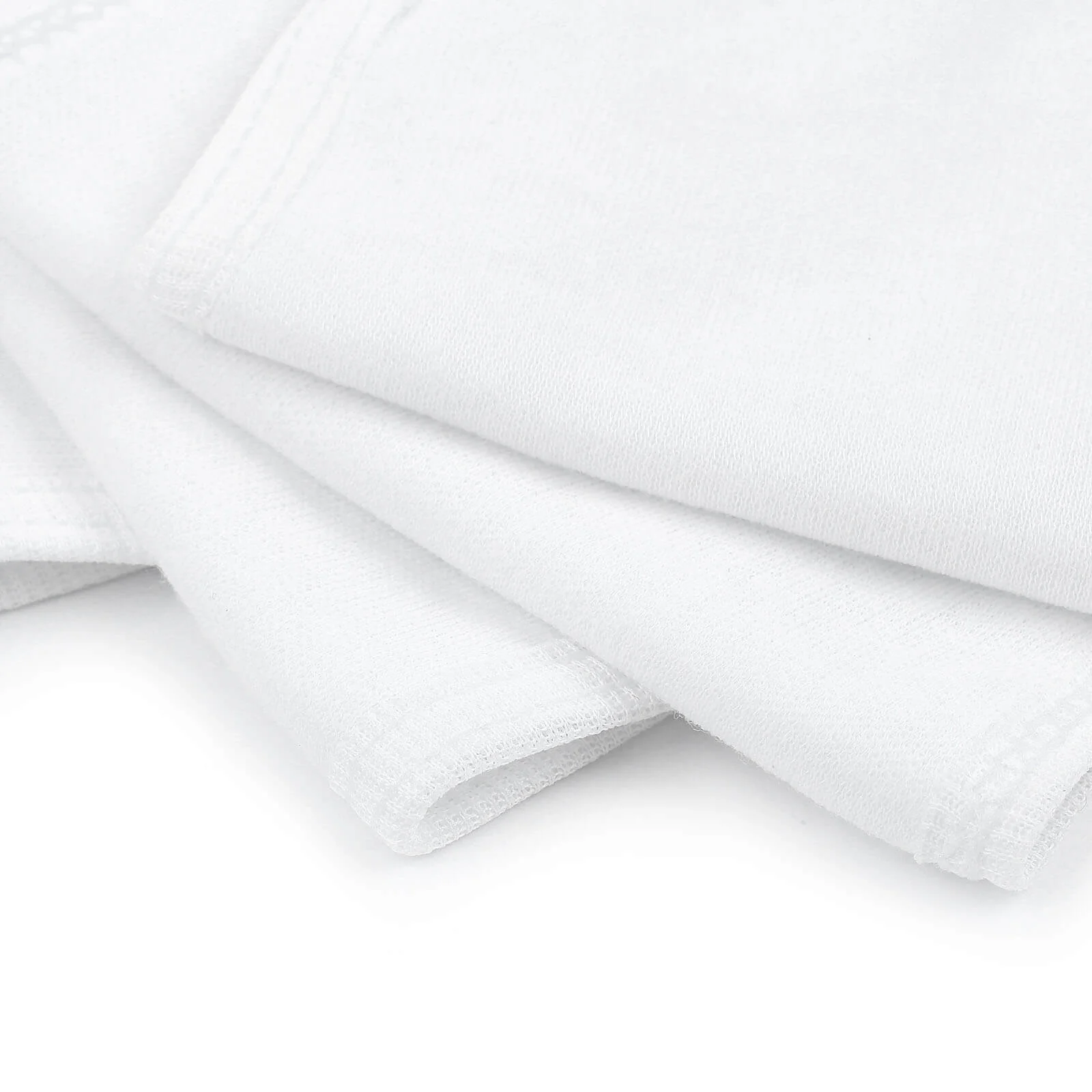 30 Pack White Cotton Face Mask, Reusable Fabric Masks With Soft Ear Loops 3 Ply - Image 14