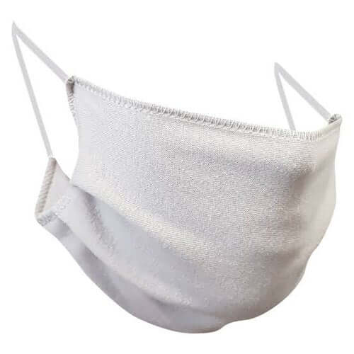 30 Pack White Cotton Face Mask, Reusable Fabric Masks With Soft Ear Loops 3 Ply - Image 22