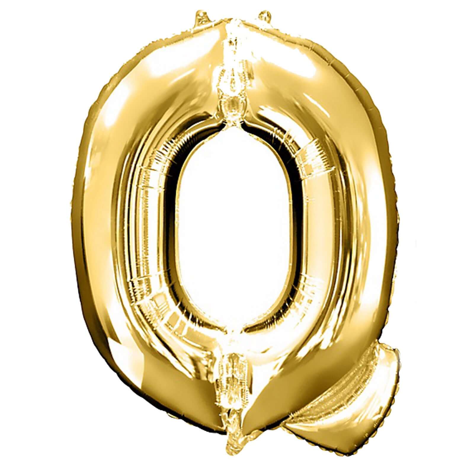 35" Gold Letter and Number Balloons, Shiny Metallic Mylar Foil Helium Air Balloons - Image 21