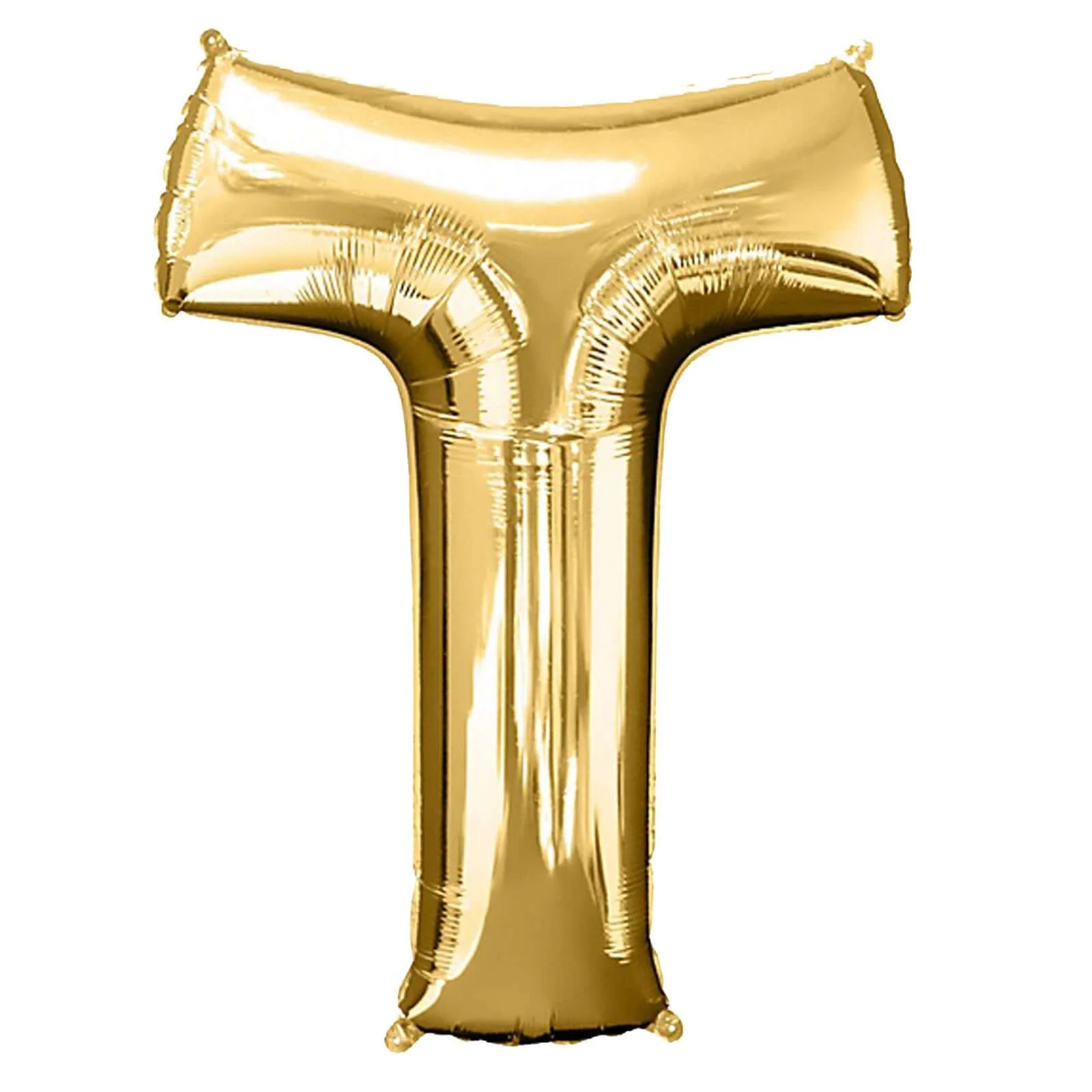 35" Gold Letter and Number Balloons, Shiny Metallic Mylar Foil Helium Air Balloons - Image 24
