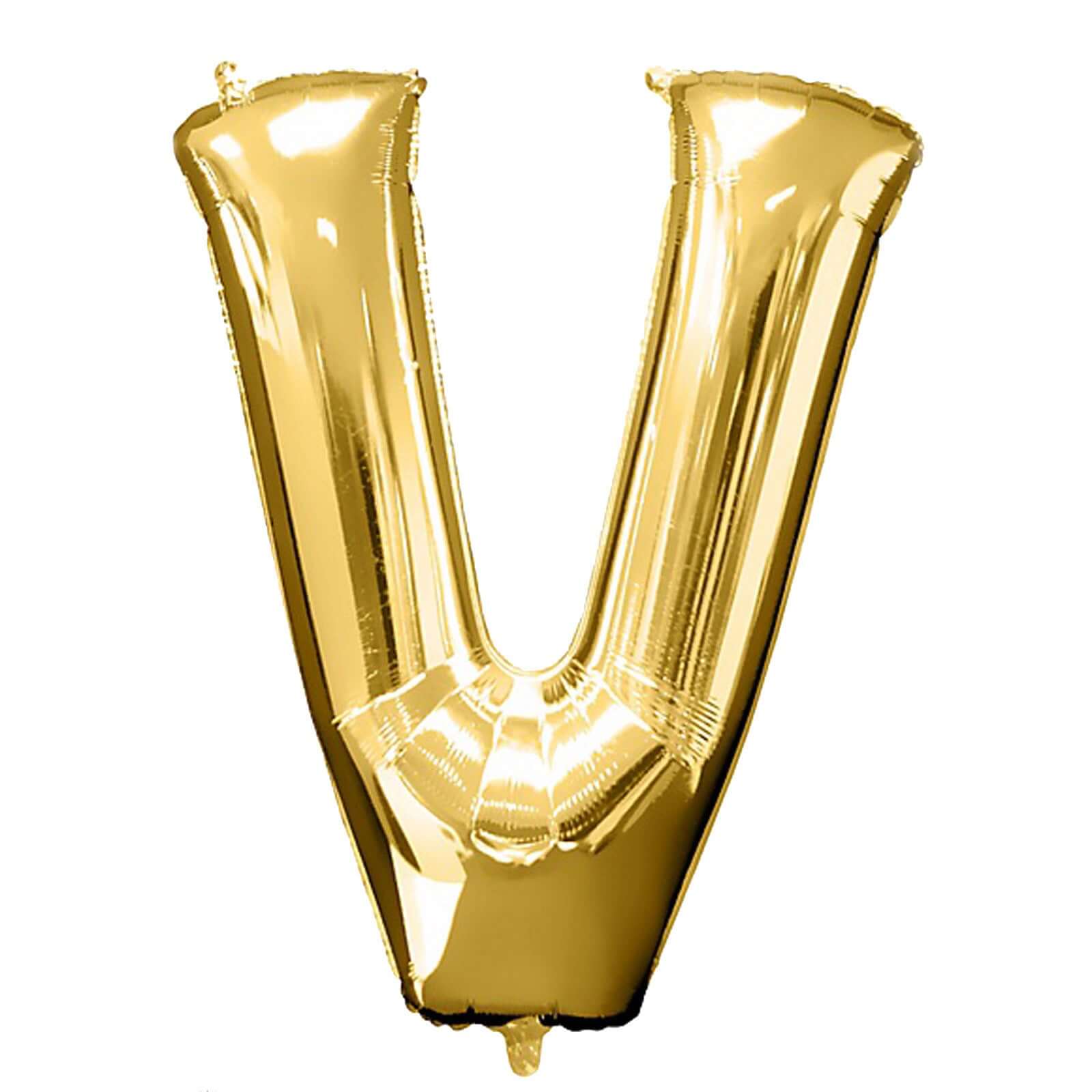 35" Gold Letter and Number Balloons, Shiny Metallic Mylar Foil Helium Air Balloons - Image 26