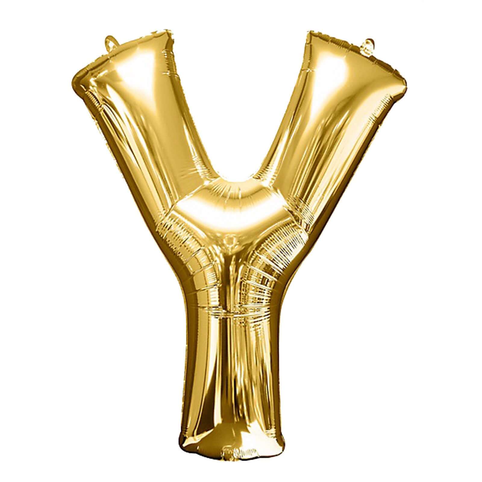 35" Gold Letter and Number Balloons, Shiny Metallic Mylar Foil Helium Air Balloons - Image 29